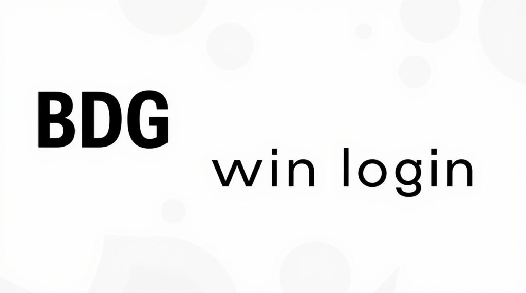 BDG Win Login